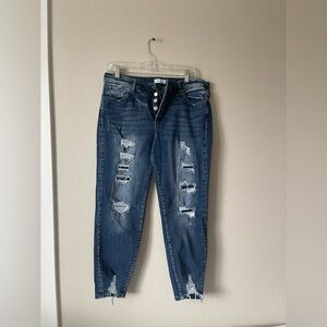 Kancan Signature Kurvy Mid-Rise Ankle Skinny Stretch SZ 32